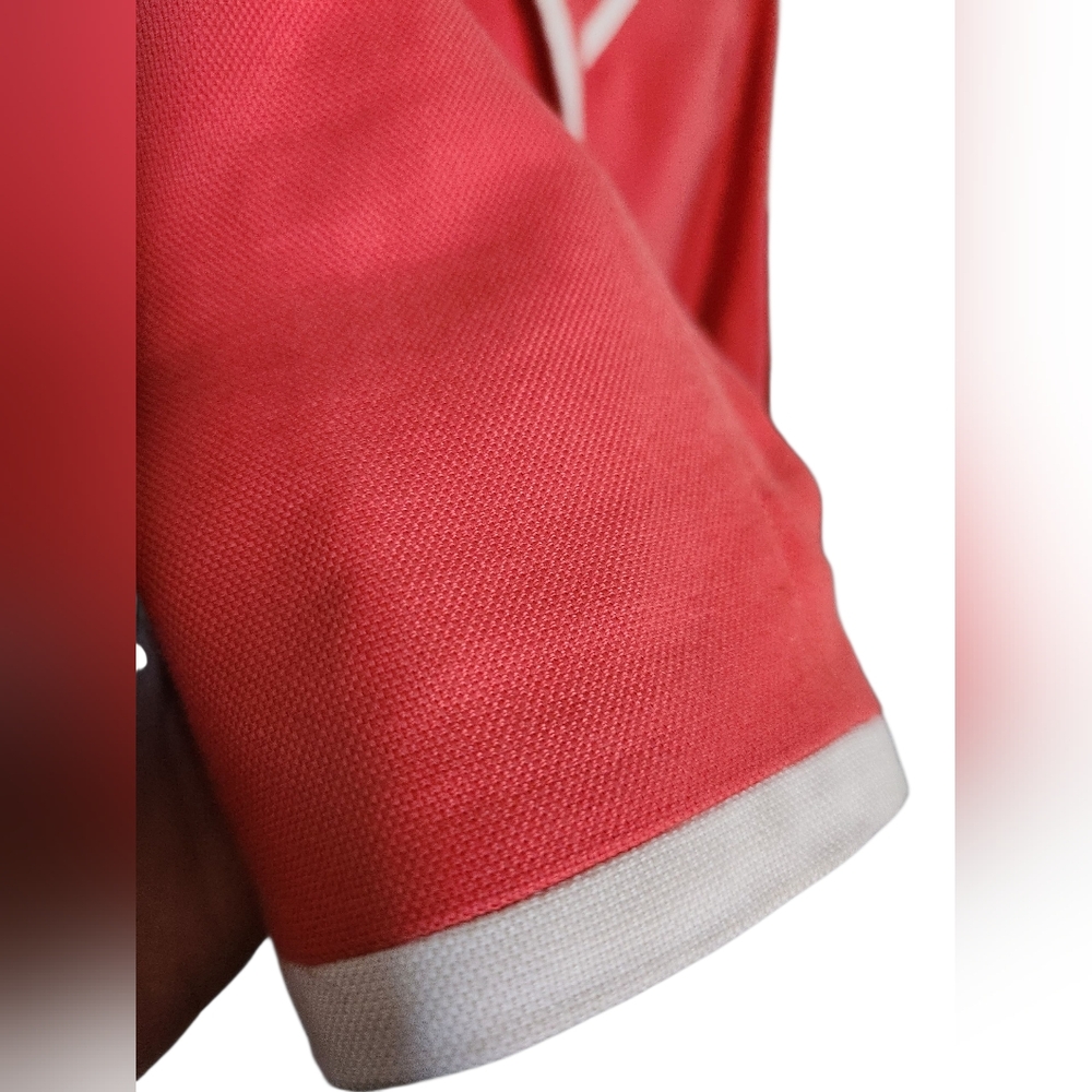 Banana Republic Women’s Linen Blend Coral Blazer Size 00P GREAT Used Condition - Picture 4 of 16